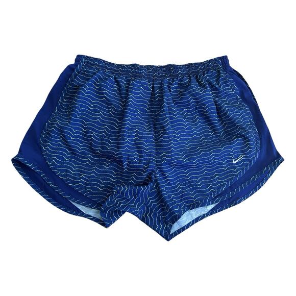 Nike Pants - Nike Dri Fit Tempo Running Shorts Lined Blue 746386-455 Women's Large